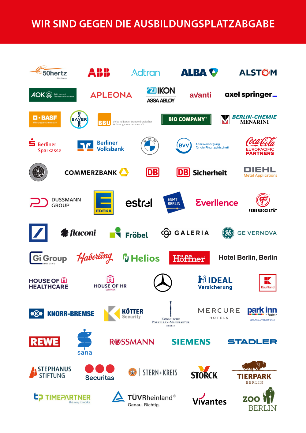 JA zur Ausbildung - NEIN zur Abgabe!